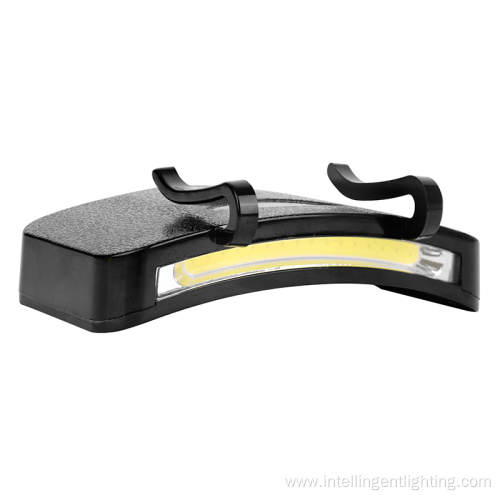 3W COB+LED Clip Cap Lamp Emergency Head Lamp